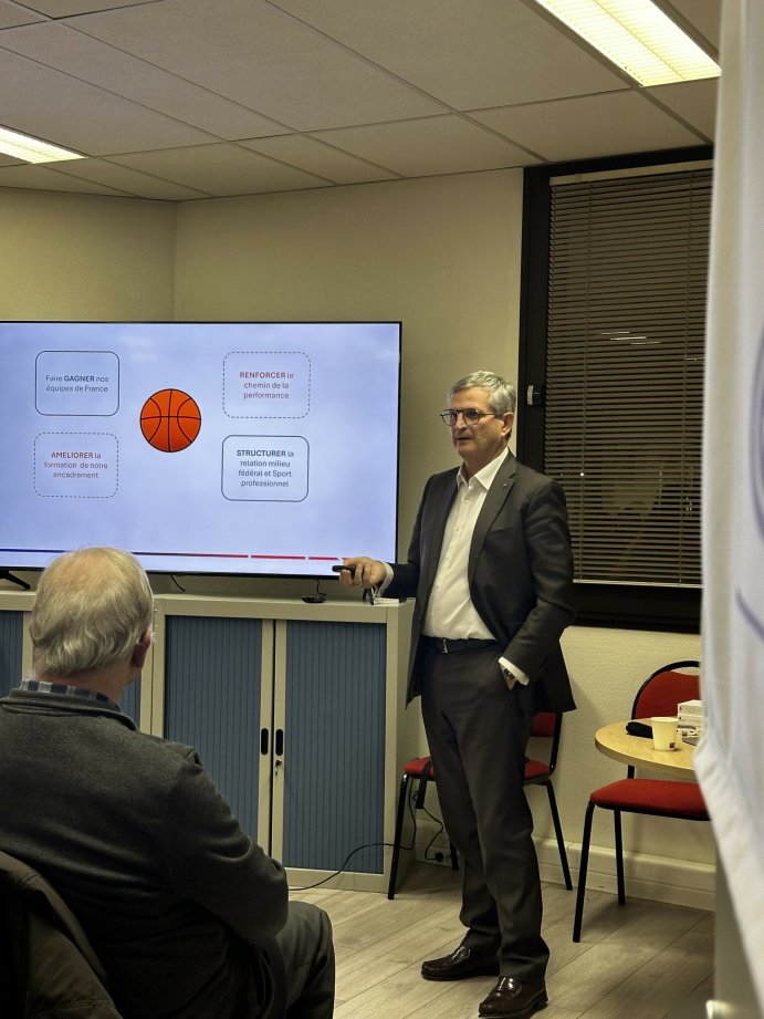 Le Président de la FFBB en visite au Comité des Yvelines