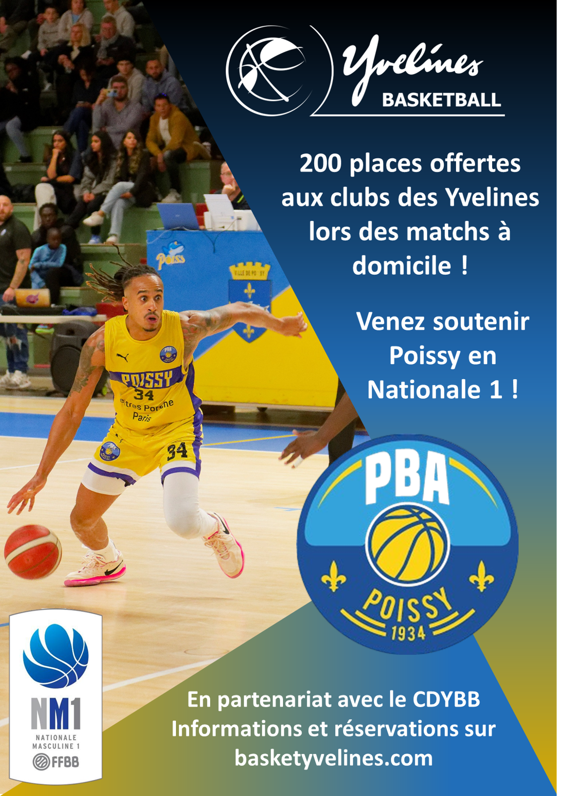 Opération “200 places Offertes” – Poissy Basket Association – Phase 2