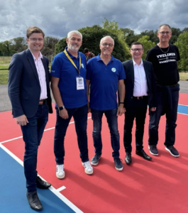 Basket 3×3 : 2 terrains inaugurés à Verneuil-sur-Seine.