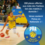 Opération “200 places Offertes” – Poissy Basket Association