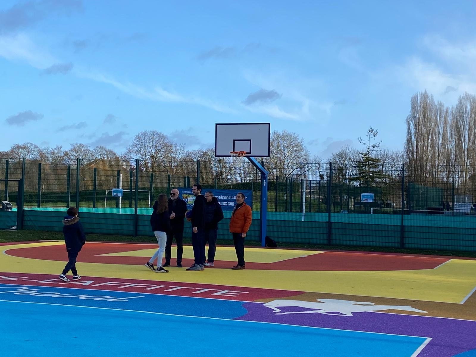 Maisons-Laffittes : 2 terrains de 3X3 ont été inaugurés ce week-end.