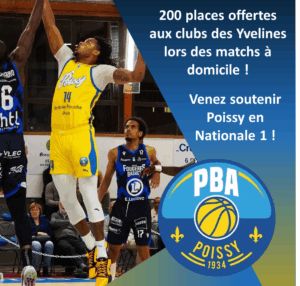 Opération “200 places Offertes” – Poissy Basket Association